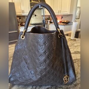 Louis Vuitton Dark Brown Hobo Bag
